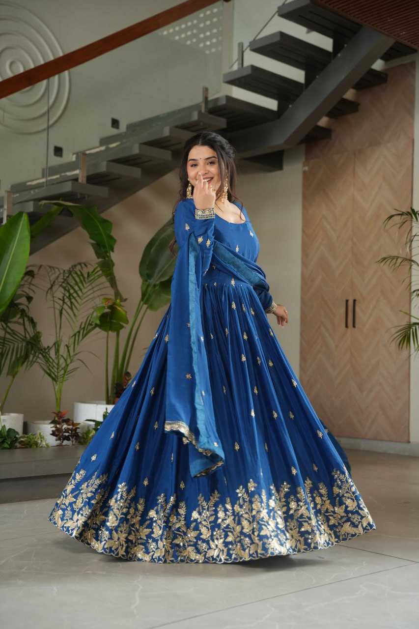 Ynf Chinon KESH489 1166 Gowns Wholesale Embroidery Gowns Manufacturer