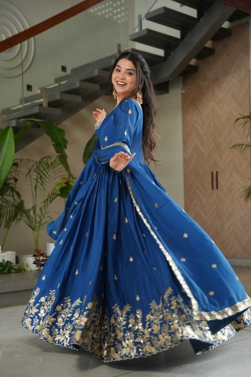 Ynf Chinon KESH489 1166 Gowns Wholesale Embroidery Gowns Manufacturer