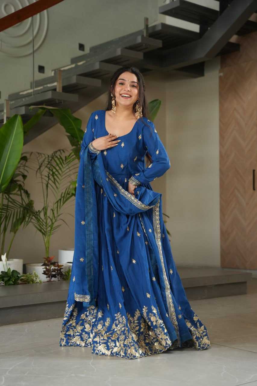 Ynf Chinon KESH489 1166 Gowns Wholesale Embroidery Gowns Manufacturer