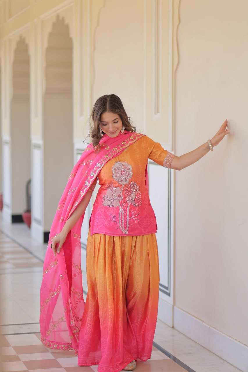 Ynf Chinon KESH491 9251 Kurti Wholesale Casual Kurtis Short Kurtis Printed Kurtis Embroidered Kurtis Kurti With Palazzo Manufacturer