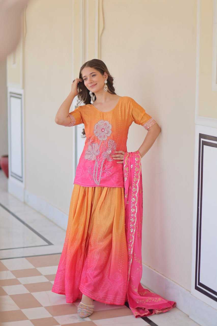 Ynf Chinon KESH491 9251 Kurti Wholesale Casual Kurtis Short Kurtis Printed Kurtis Embroidered Kurtis Kurti With Palazzo Manufacturer