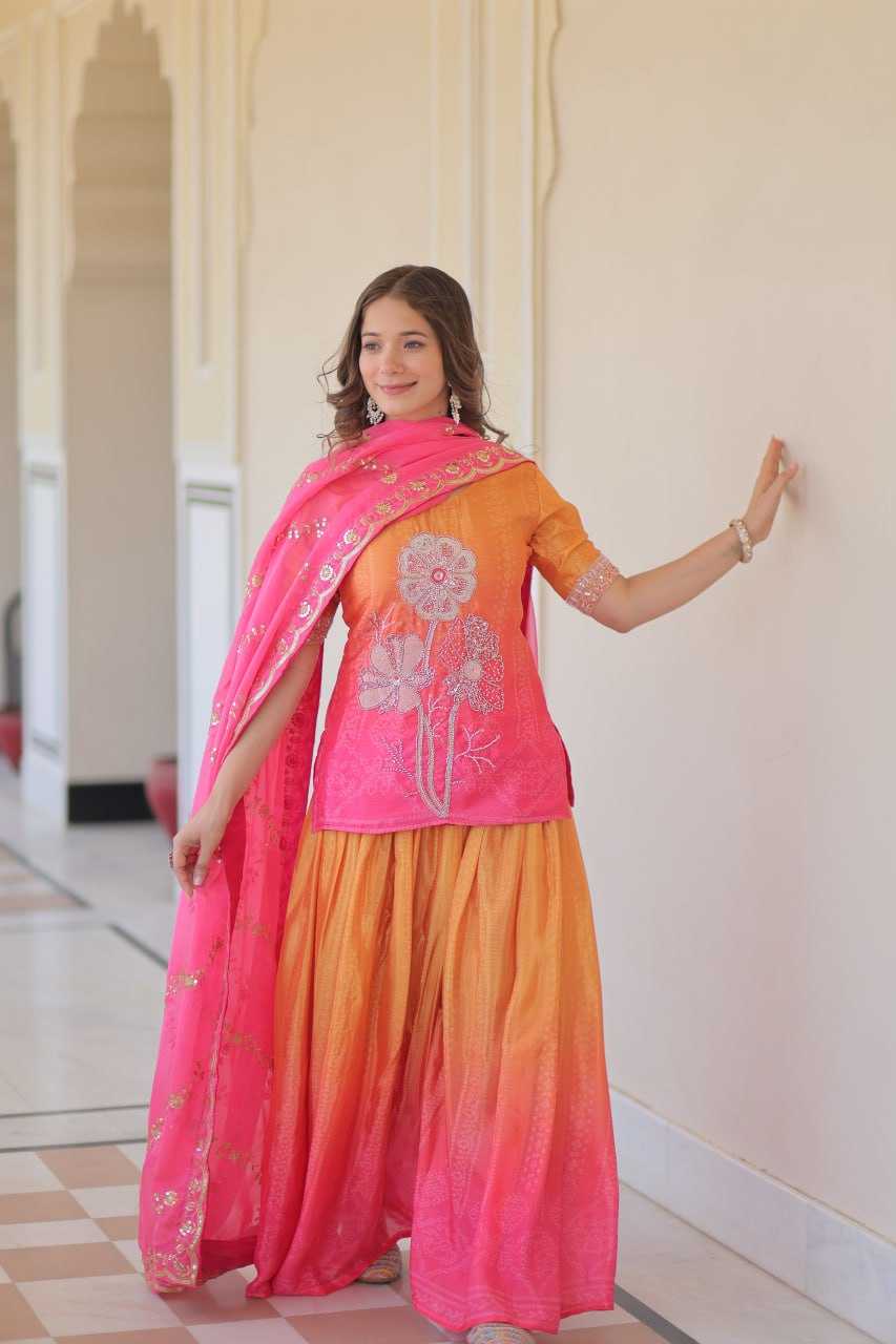 Ynf Chinon KESH491 9251 Kurti Wholesale Casual Kurtis Short Kurtis Printed Kurtis Embroidered Kurtis Kurti With Palazzo Manufacturer