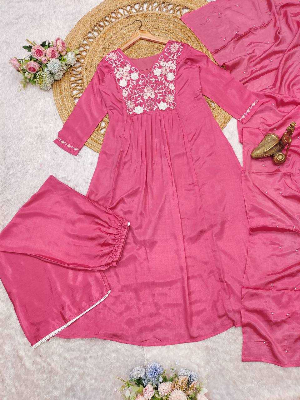 Ynf Chinon KESH501 EAGLE Kurti Wholesale Casual Kurtis Workwear Kurtis Festive Kurtis Anarkali Kurtis Embroidered Kurtis Manufacturer