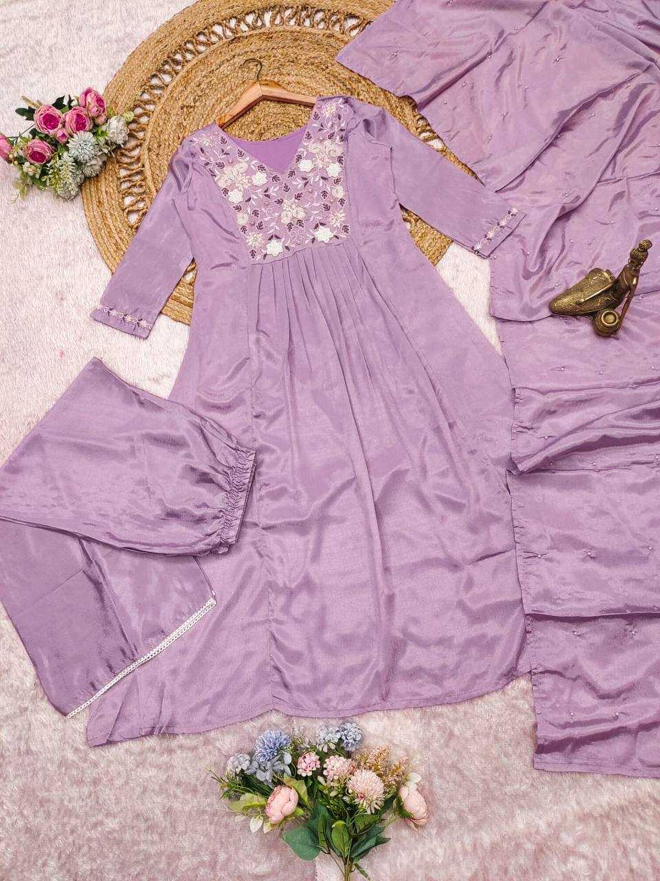 Ynf Chinon KESH501JILMIL Suits & Dresses Wholesale Ladies Suits Embroidery Suits Anarkali Suits Manufacturer