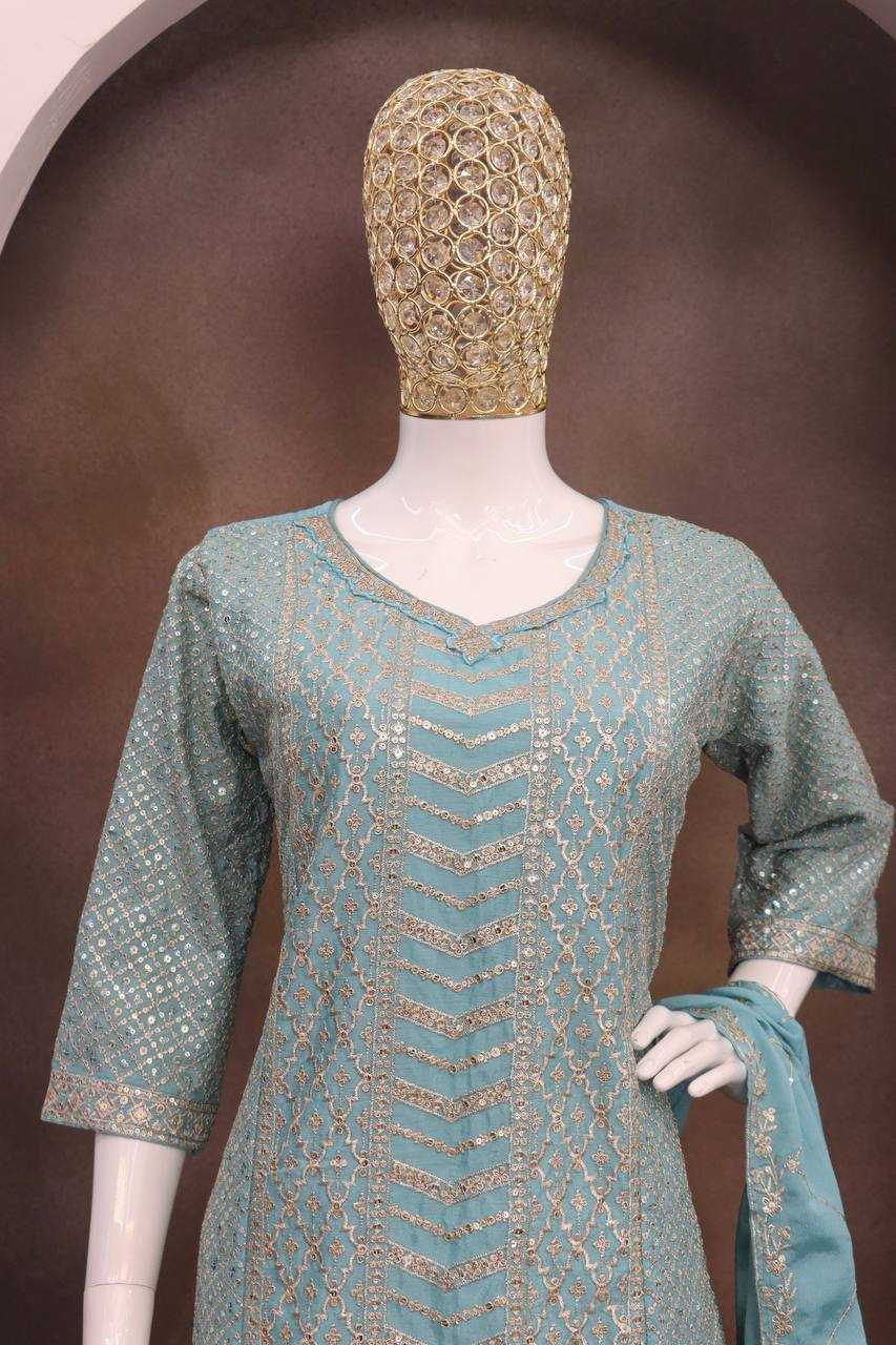 Ynf Chinon KESH504 7518 Suits & Dresses Wedding Collections Festive Collections Wholesale Embroidery Suits Designer Suits Wedding Outfits Manufacturer