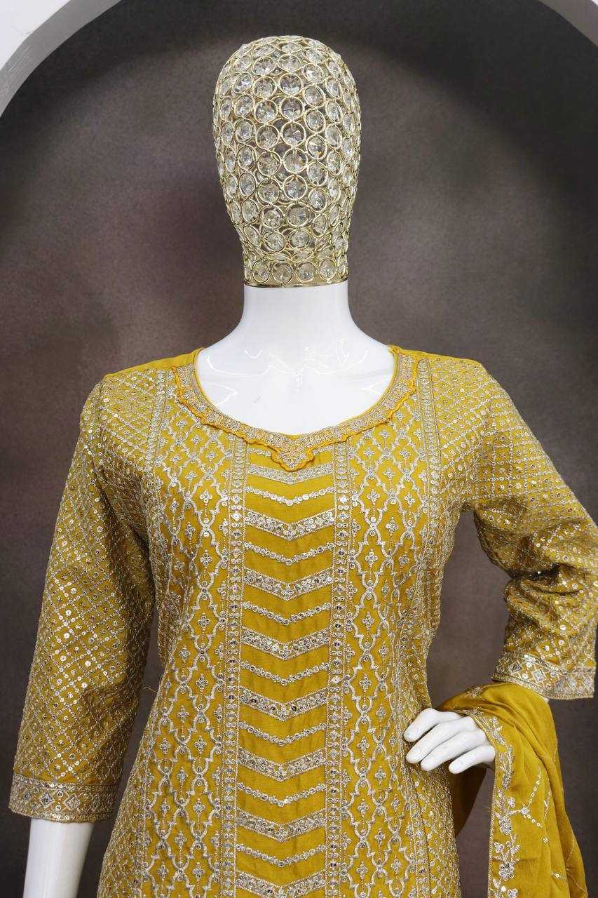 Ynf Chinon KESH504 7518 Suits & Dresses Wedding Collections Festive Collections Wholesale Embroidery Suits Designer Suits Wedding Outfits Manufacturer