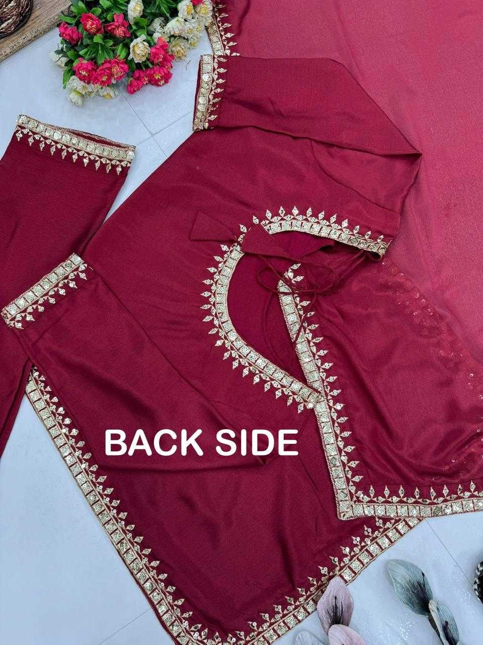 Ynf Chinon KESH512 1684 Suits & Dresses Wholesale Ladies Suits Embroidery Suits Long Kurti Suits Manufacturer