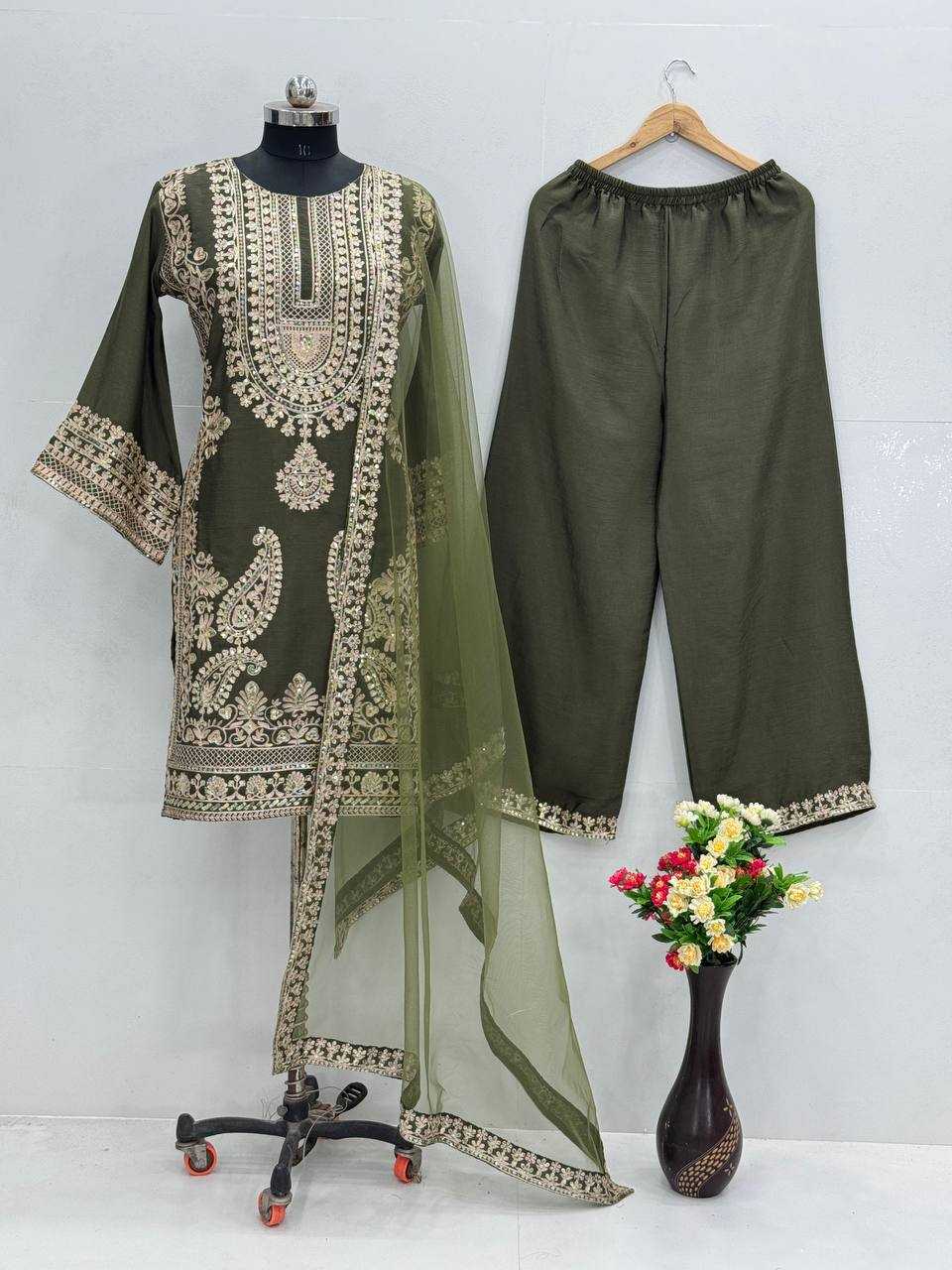 Ynf Chinon KESH512 197 Suits & Dresses Wholesale Ladies Suits Embroidery Suits Designer Suits Manufacturer