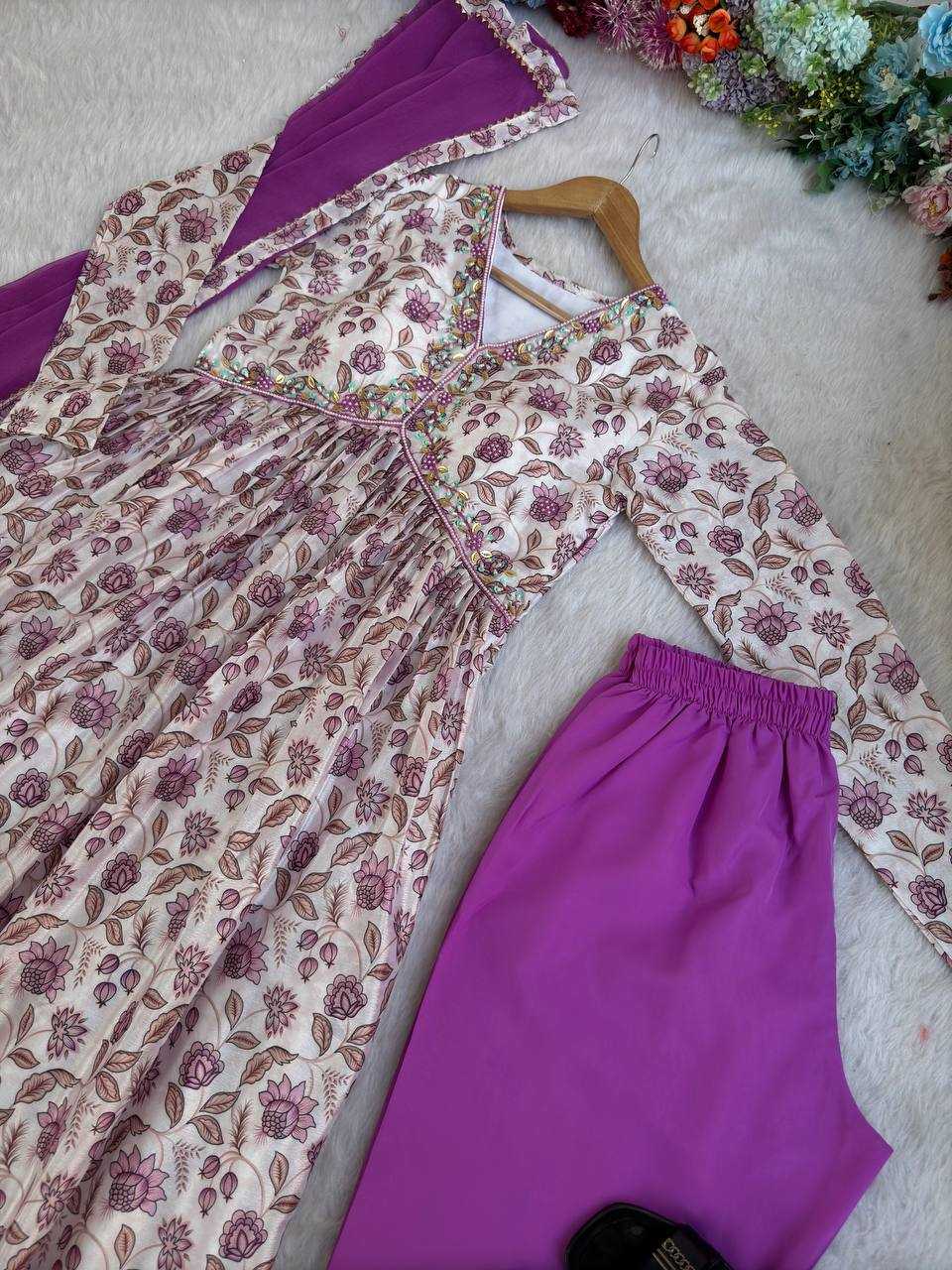 Ynf Chinon KESH513 447 Suits & Dresses Wholesale Alia Cut Suits Dresses Designer dresses Manufacturer