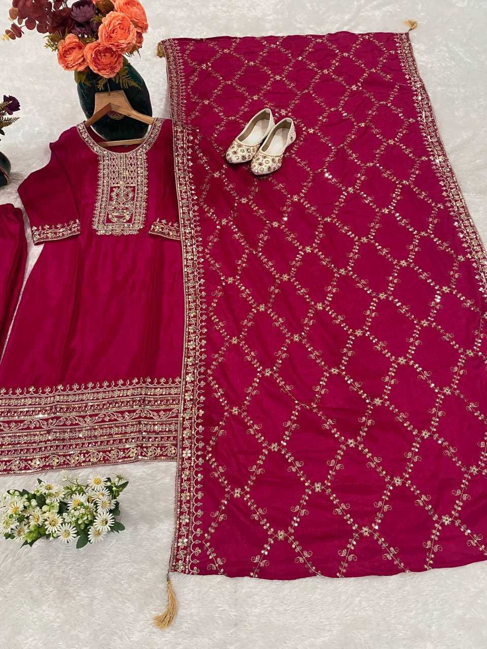 Ynf Chinon KESH526 94 Suits & Dresses Wedding Collections Festive Collections Wholesale Designer Suits Embroidered Suits Wedding Outfits Manufacturer