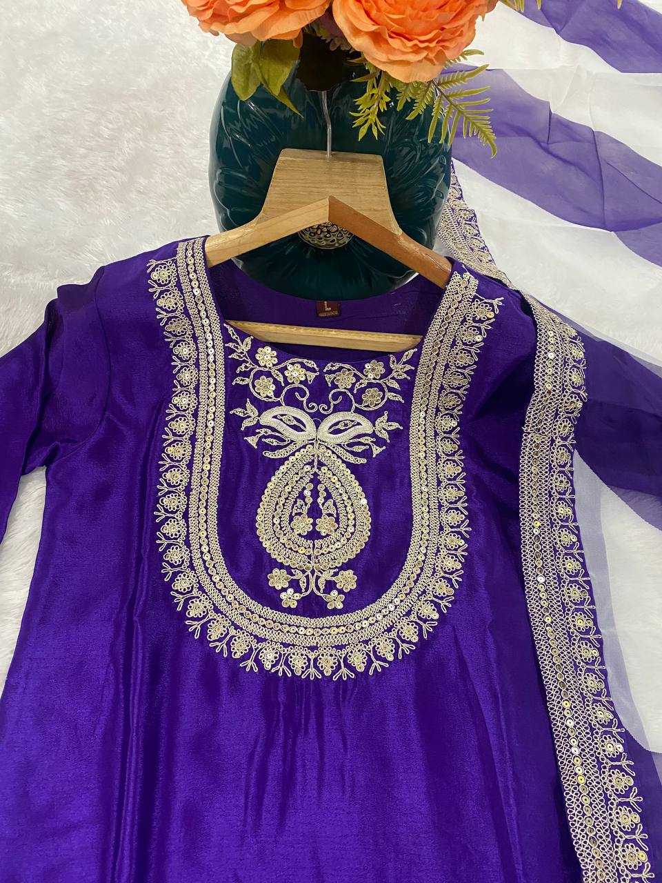 Ynf Chinon KESH526 95 Suits & Dresses Wedding Collections Festive Collections Wholesale Palazzo Suit Designer Suits Embroidered Suits Manufacturer