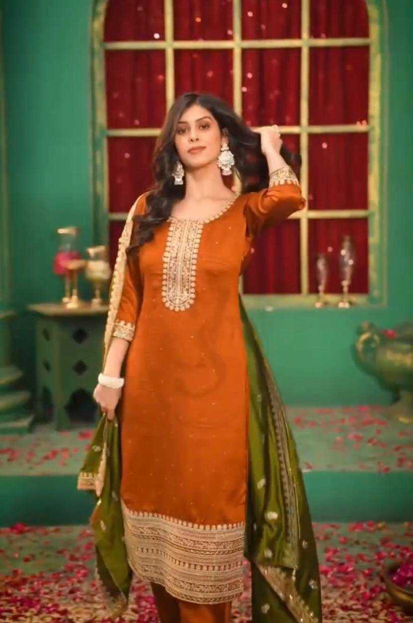 Ynf Chinon KESH526 96 Suits & Dresses Wedding Collections Festive Collections Wholesale Designer Suits Embroidered Suits Wedding Outfits Manufacturer