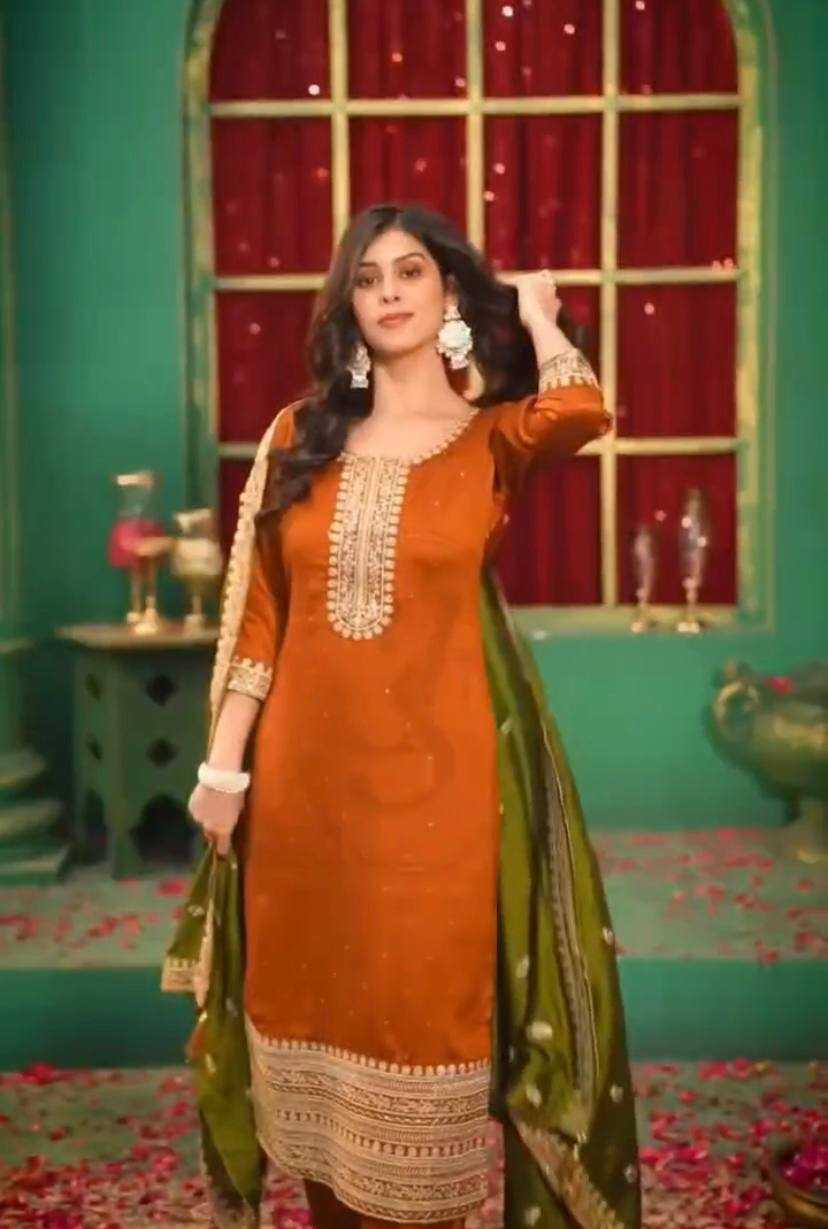 Ynf Chinon KESH526 96 Suits & Dresses Wedding Collections Festive Collections Wholesale Designer Suits Embroidered Suits Wedding Outfits Manufacturer