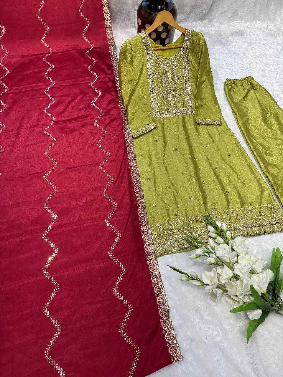 Ynf Chinon KESH526 G82 Kurti Wholesale Designer Kurtis Fancy Kurti Embroidered Kurtis Manufacturer