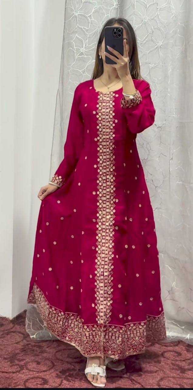 Ynf Chinon KESH526 G84 Suits & Dresses Wedding Collections Festive Collections Wholesale Anarkali Suits Designer Suits Embroidered Suits Manufacturer