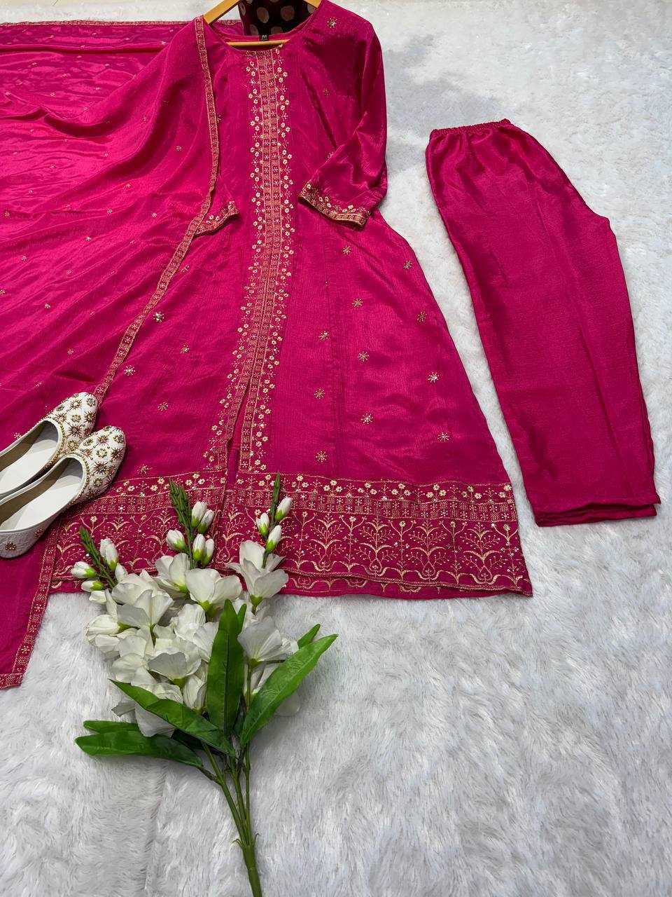 Ynf Chinon KESH526 G84 Suits & Dresses Wedding Collections Festive Collections Wholesale Anarkali Suits Designer Suits Embroidered Suits Manufacturer