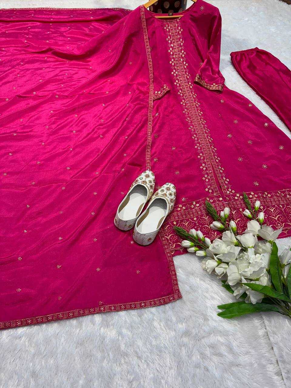 Ynf Chinon KESH526 G84 Suits & Dresses Wedding Collections Festive Collections Wholesale Anarkali Suits Designer Suits Embroidered Suits Manufacturer