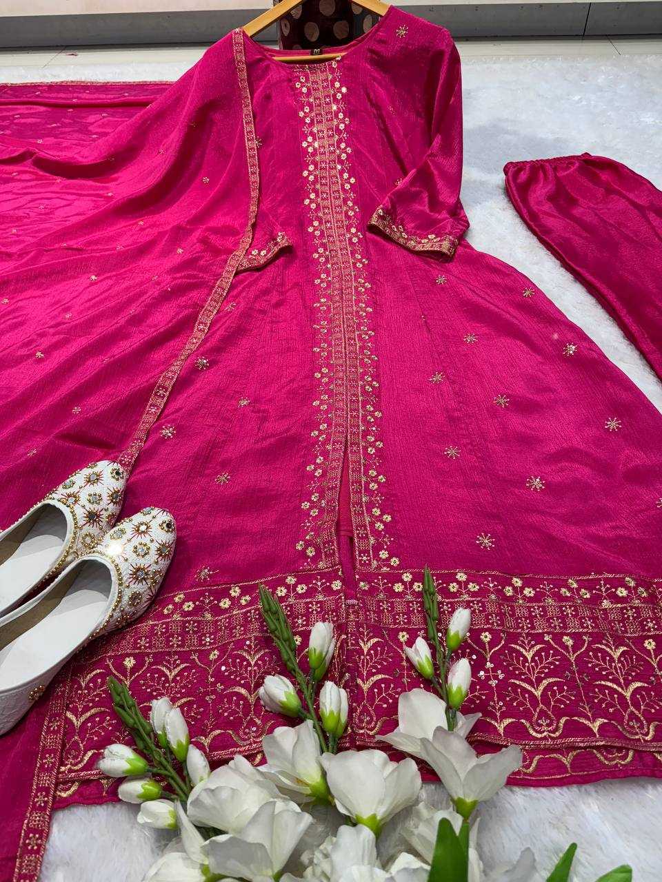 Ynf Chinon KESH526 G84 Suits & Dresses Wedding Collections Festive Collections Wholesale Anarkali Suits Designer Suits Embroidered Suits Manufacturer