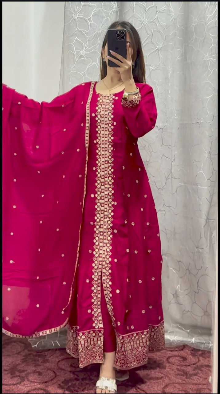 Ynf Chinon KESH526 G84 Suits & Dresses Wedding Collections Festive Collections Wholesale Anarkali Suits Designer Suits Embroidered Suits Manufacturer