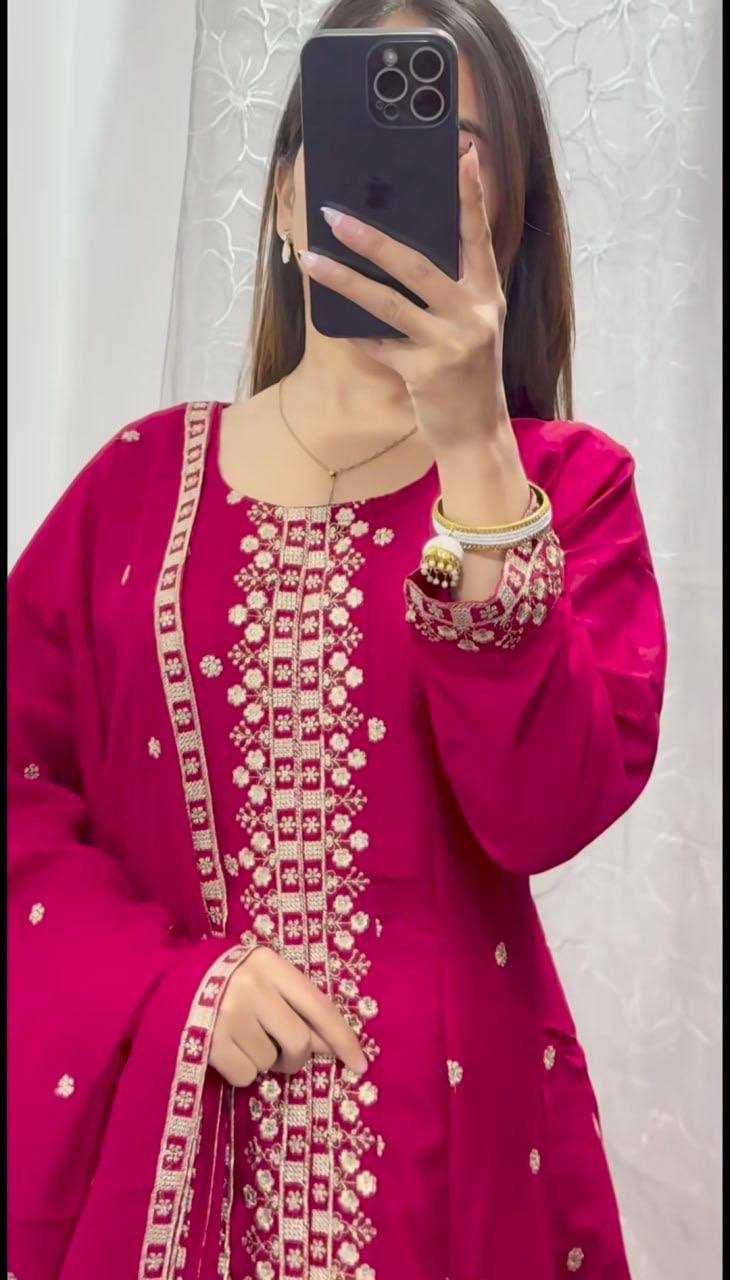 Ynf Chinon KESH526 G84 Suits & Dresses Wedding Collections Festive Collections Wholesale Anarkali Suits Designer Suits Embroidered Suits Manufacturer