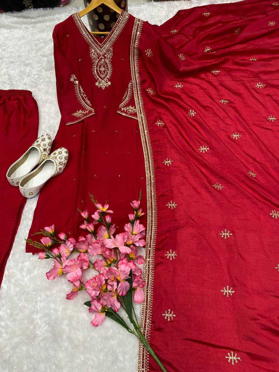 Ynf Chinon KESH526 G85 Kurti Wholesale Party Wear Kurtis Designer Kurtis Fancy Kurti Manufacturer