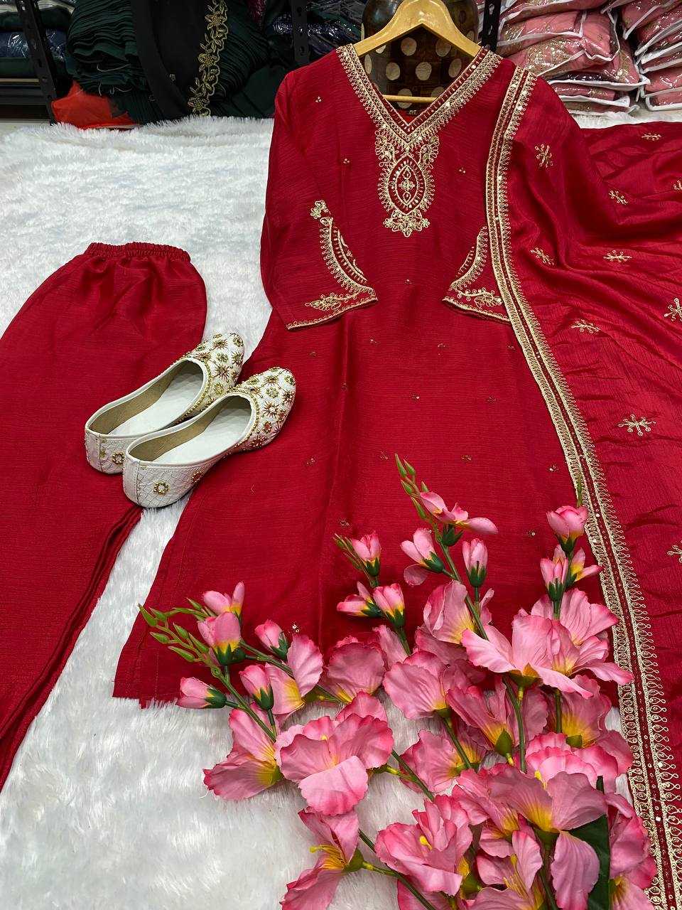 Ynf Chinon KESH526 G85 Kurti Wholesale Party Wear Kurtis Designer Kurtis Fancy Kurti Manufacturer