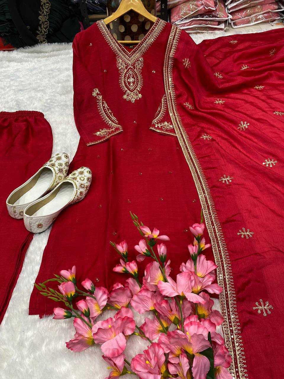Ynf Chinon KESH526 G85 Kurti Wholesale Party Wear Kurtis Designer Kurtis Fancy Kurti Manufacturer