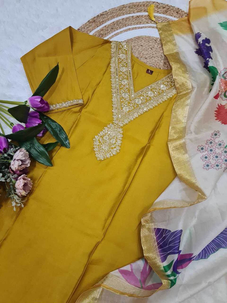 Ynf Chinon KESH529 AADHYA Suits & Dresses Wholesale Ladies Suits Embroidery Suits Party wear suits Manufacturer