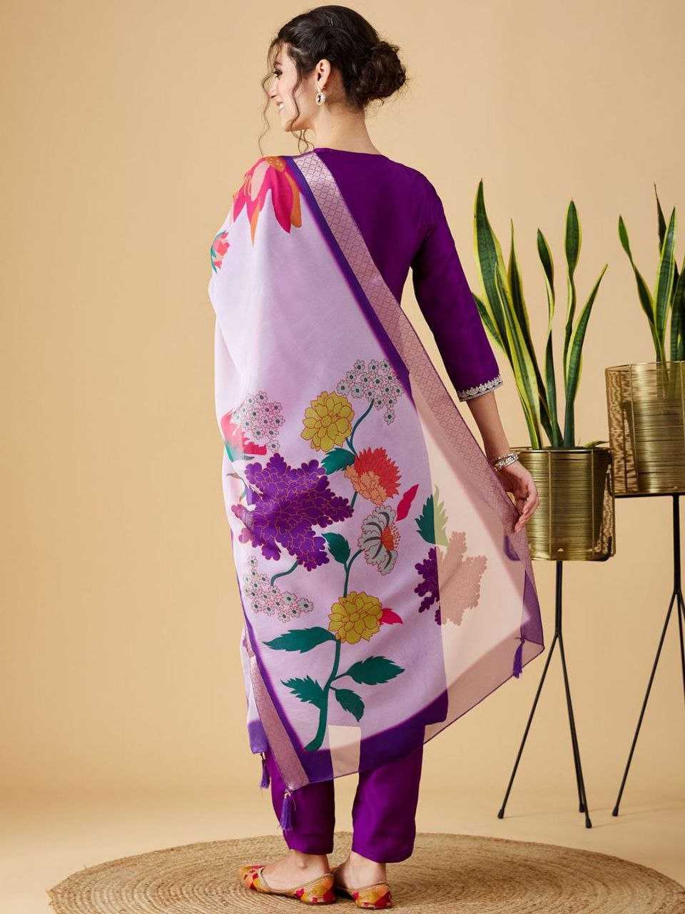 Ynf Chinon KESH529 AADHYA Suits & Dresses Wholesale Ladies Suits Embroidery Suits Party wear suits Manufacturer