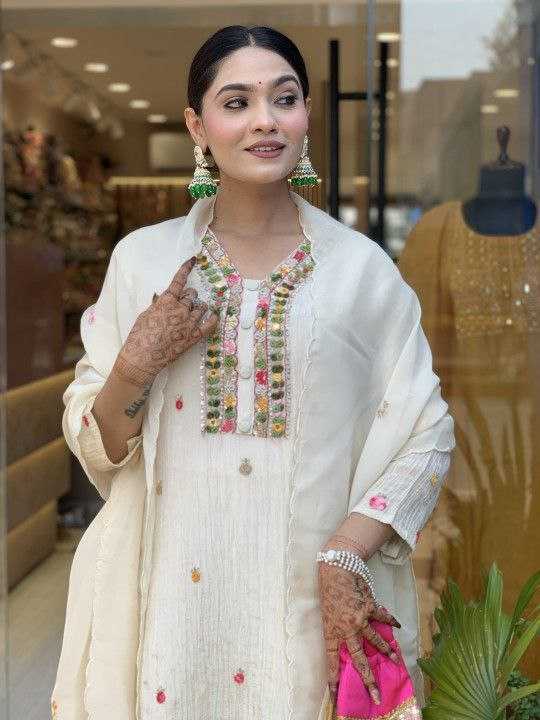 Ynf Chinon KESH529 NIYA Suits & Dresses Wedding Collections Festive Collections Wholesale Embroidery Suits Designer Suits Wedding guest dresses Manufacturer