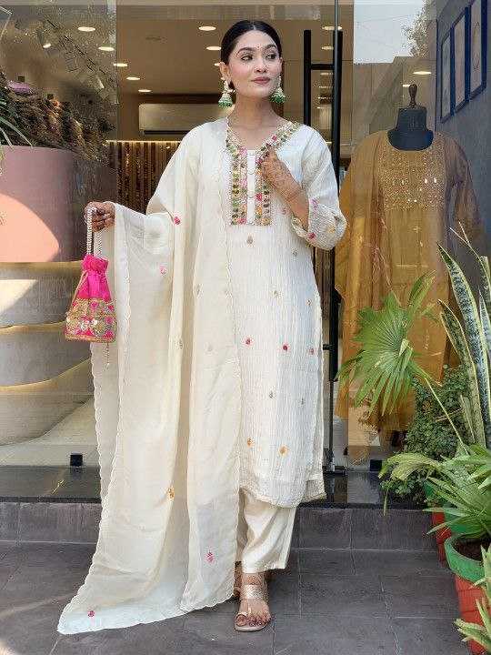 Ynf Chinon KESH529 NIYA Suits & Dresses Wedding Collections Festive Collections Wholesale Embroidery Suits Designer Suits Wedding guest dresses Manufacturer