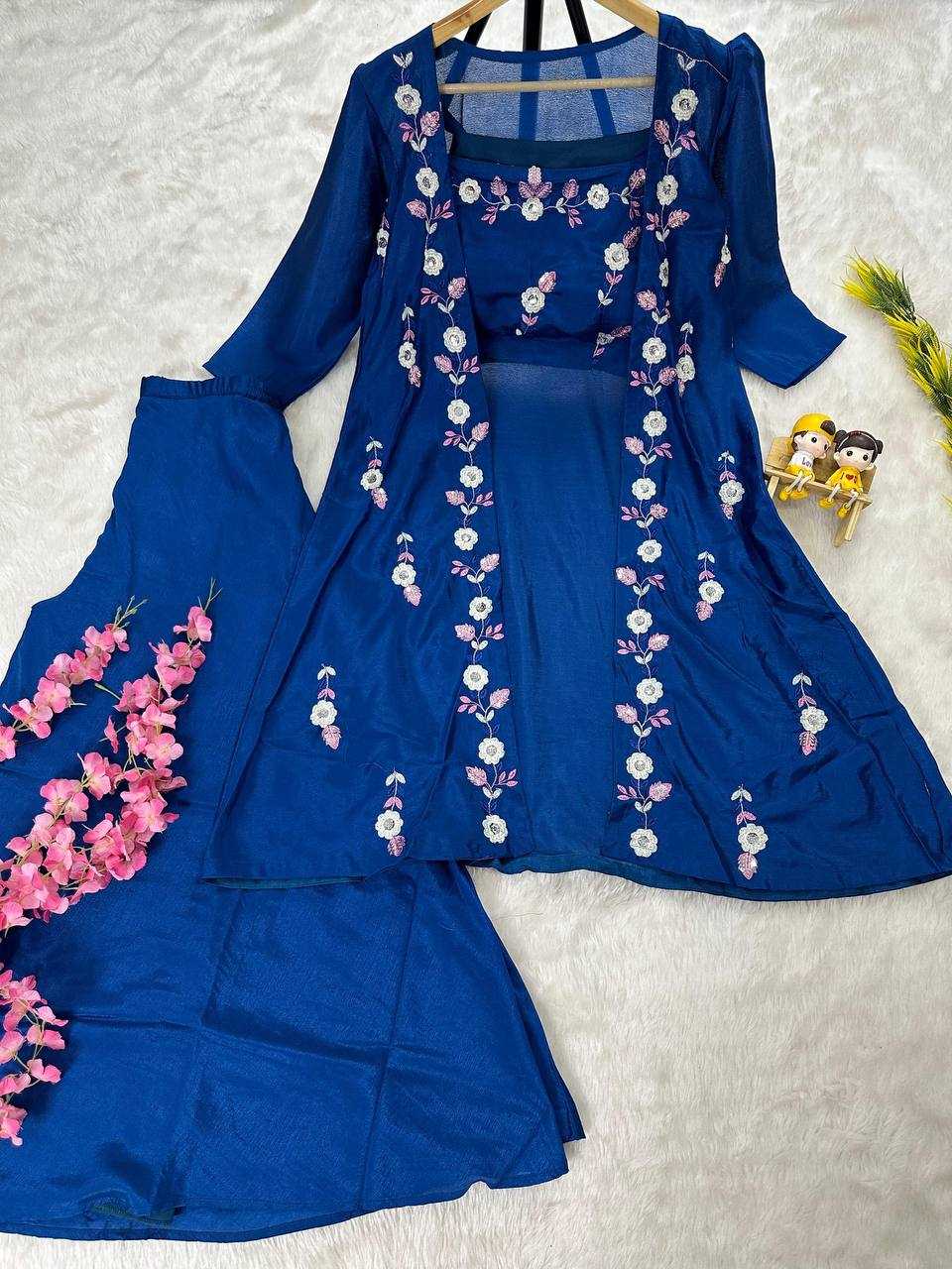 Ynf Chinon KESH531 1013 Suits & Dresses Wholesale Ladies Suits Indo Western Dresses Embroidery Suits Party wear suits Zari Work Suit Manufacturer