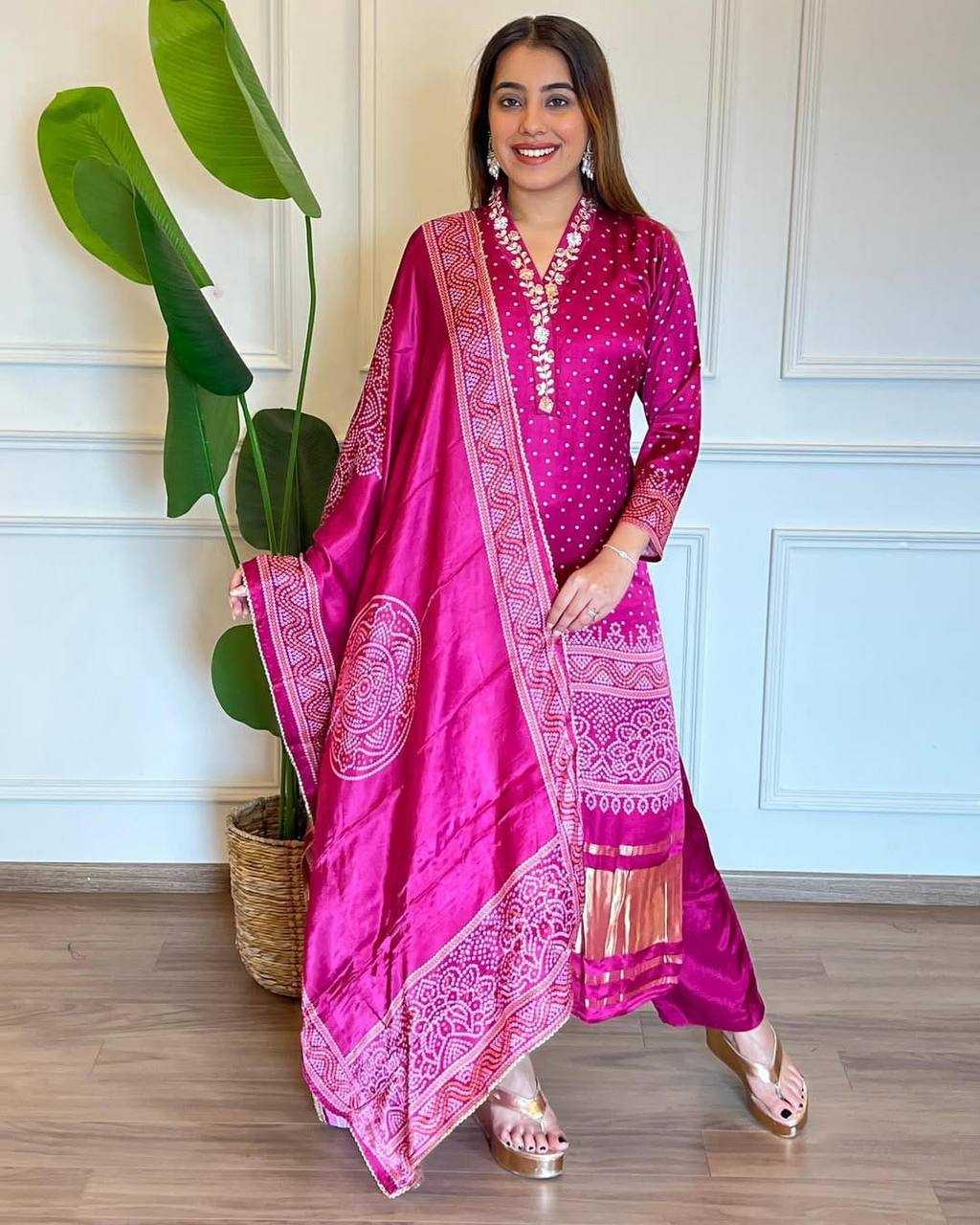 Ynf Chinon KESH531 1021 Suits & Dresses Wholesale Ladies Suits Printed Suits Palazzo Suit Manufacturer