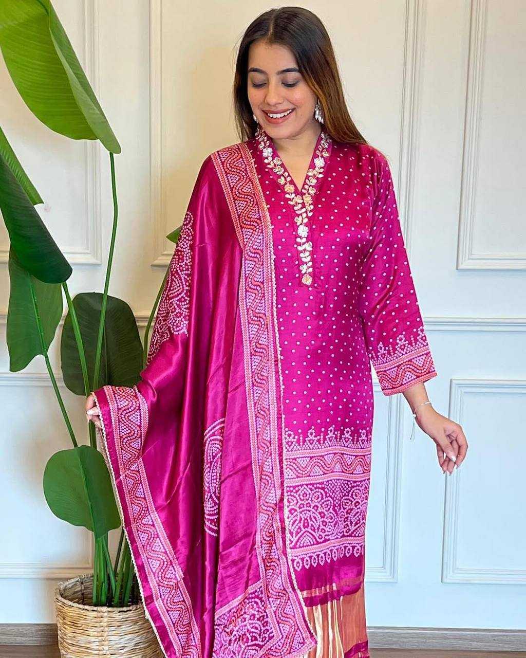 Ynf Chinon KESH531 1021 Suits & Dresses Wholesale Ladies Suits Printed Suits Palazzo Suit Manufacturer