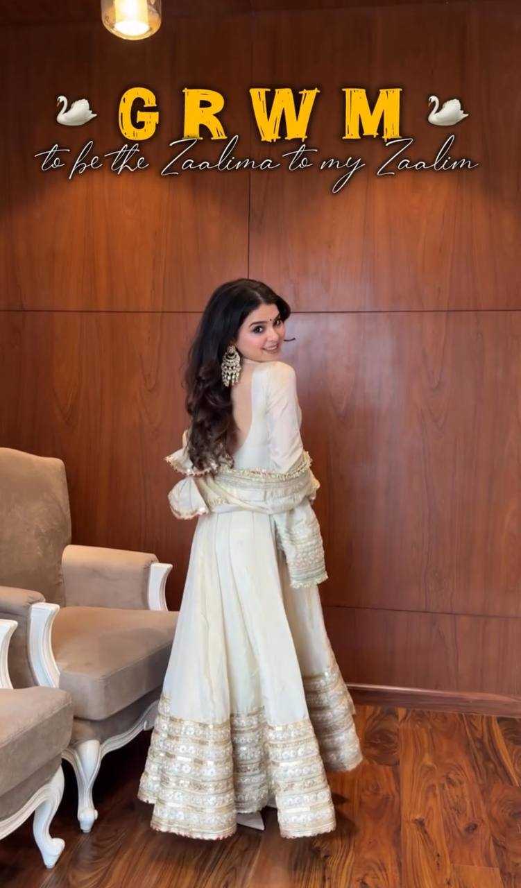 Ynf Chinon KESH533 5078 Gowns Wholesale Fancy Gowns Embroidery Gowns Anarkali Gown Long Gowns Sequin Gowns Manufacturer