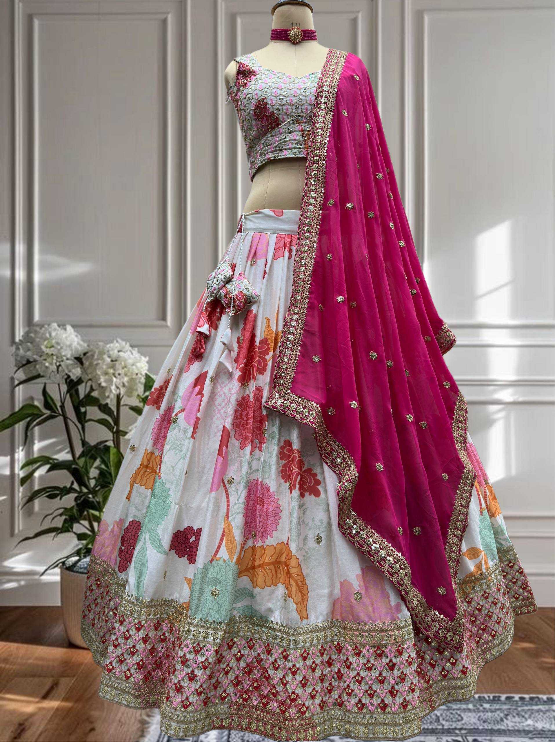 Ynf Chinon KESH533 5081 Lehengas Wholesale Designer Lehenga Embroidered Lehenga Manufacturer