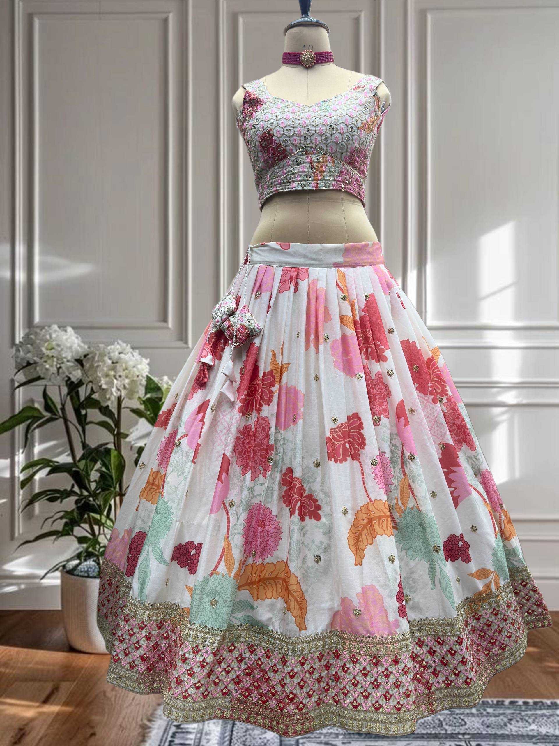 Ynf Chinon KESH533 5081 Lehengas Wholesale Designer Lehenga Embroidered Lehenga Manufacturer