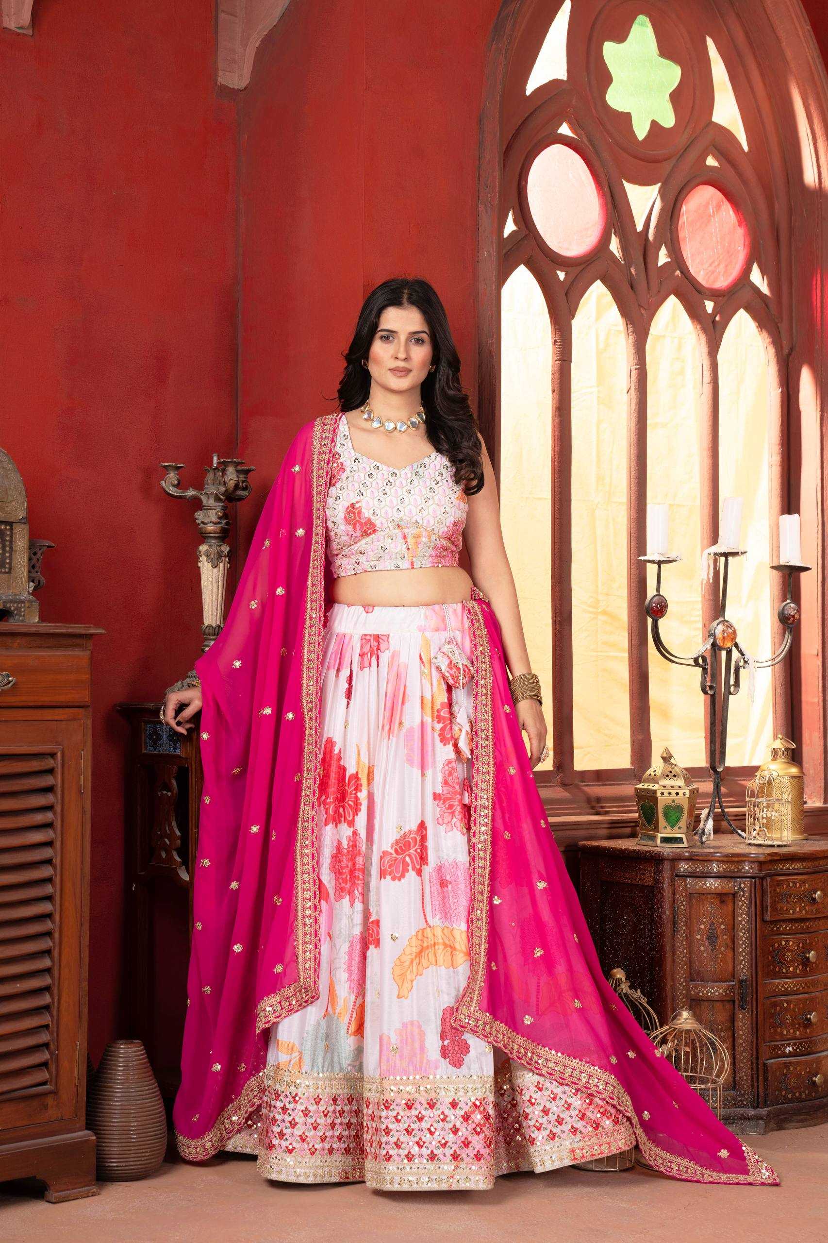 Ynf Chinon KESH533 5081 Lehengas Wholesale Designer Lehenga Embroidered Lehenga Manufacturer