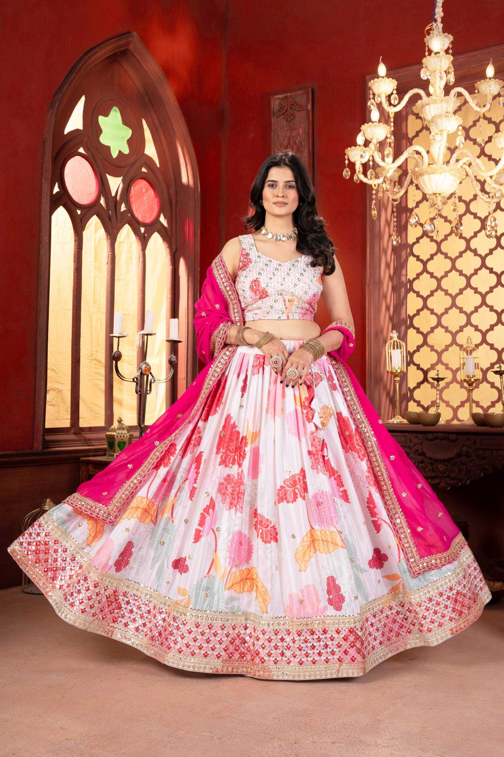 Ynf Chinon KESH533 5081 Lehengas Wholesale Designer Lehenga Embroidered Lehenga Manufacturer