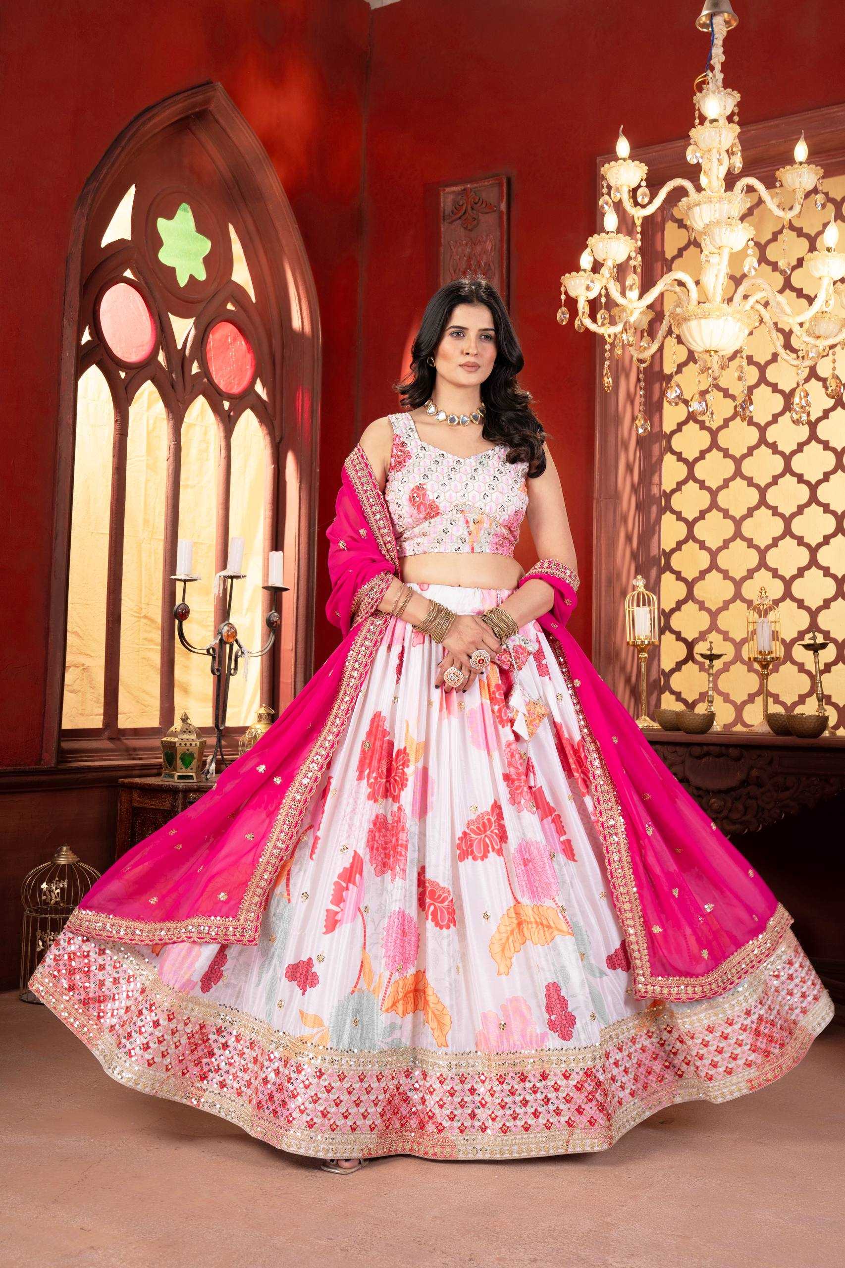 Ynf Chinon KESH533 5081 Lehengas Wholesale Designer Lehenga Embroidered Lehenga Manufacturer