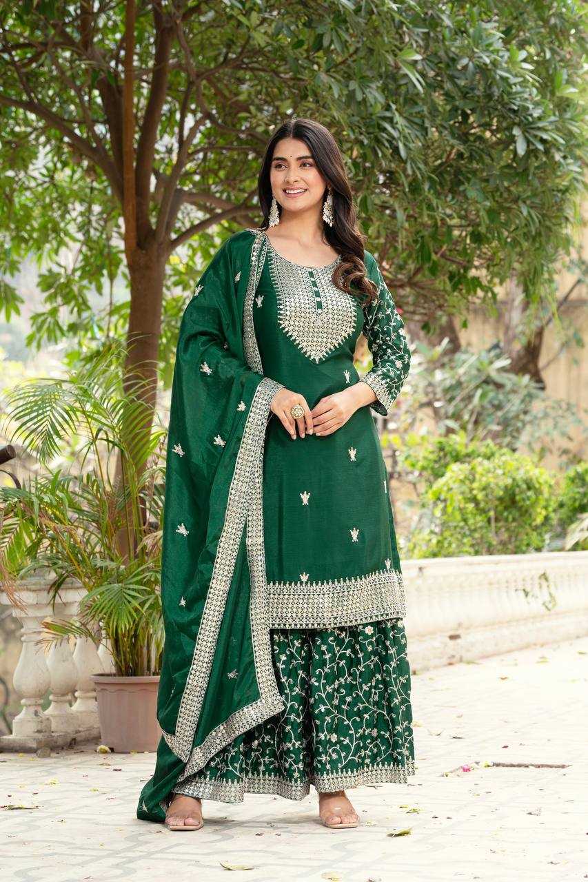Ynf Chinon KESH533 5084 Suits & Dresses Wholesale Ladies Suits Sharara Salwar Suits Embroidery Suits Wedding Suits Manufacturer
