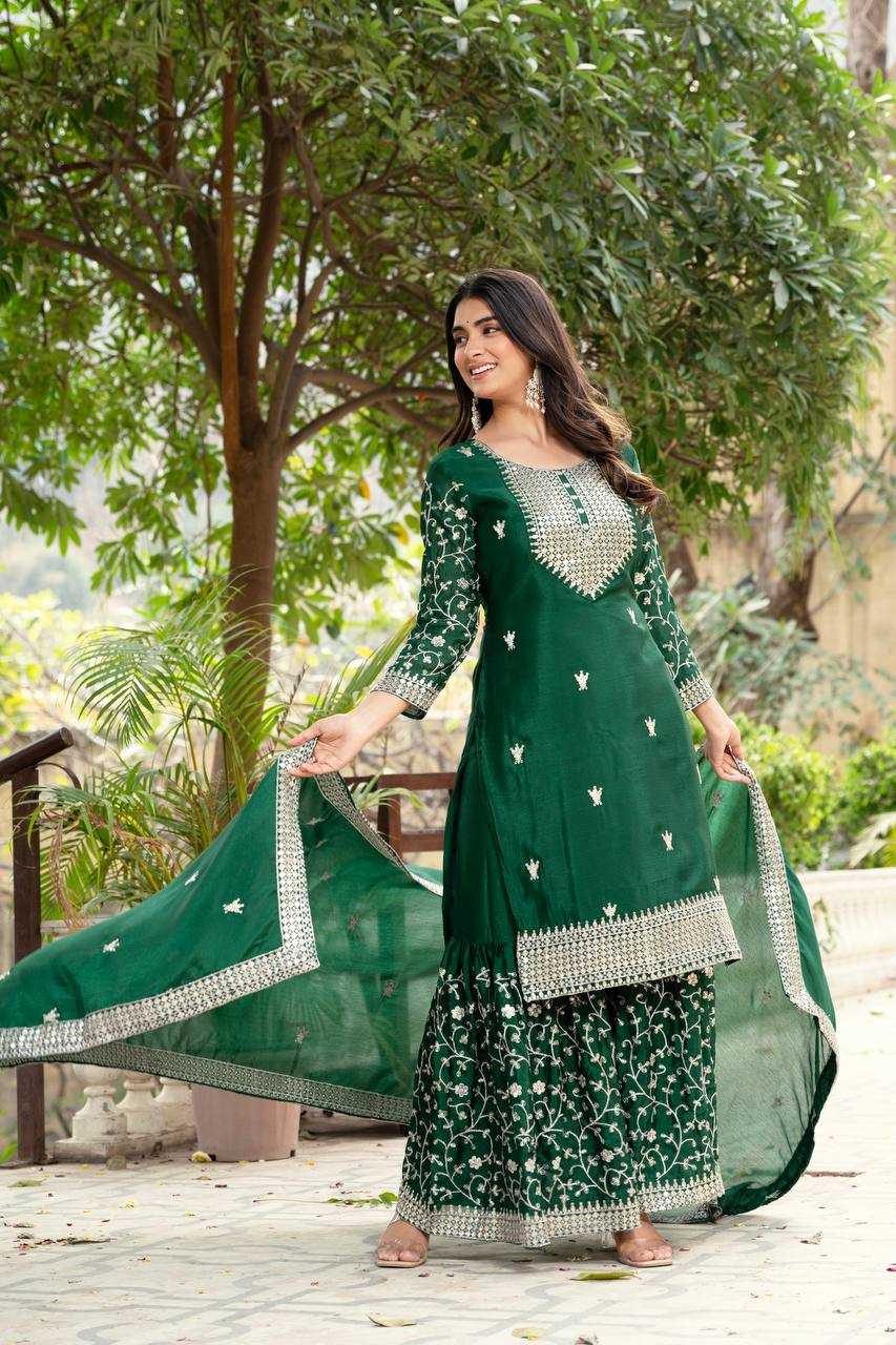 Ynf Chinon KESH533 5084 Suits & Dresses Wholesale Ladies Suits Sharara Salwar Suits Embroidery Suits Wedding Suits Manufacturer