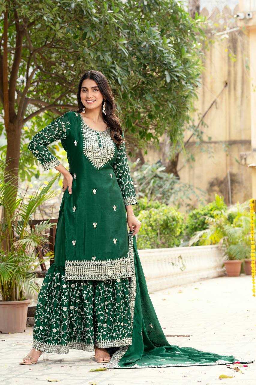 Ynf Chinon KESH533 5084 Suits & Dresses Wholesale Ladies Suits Sharara Salwar Suits Embroidery Suits Wedding Suits Manufacturer