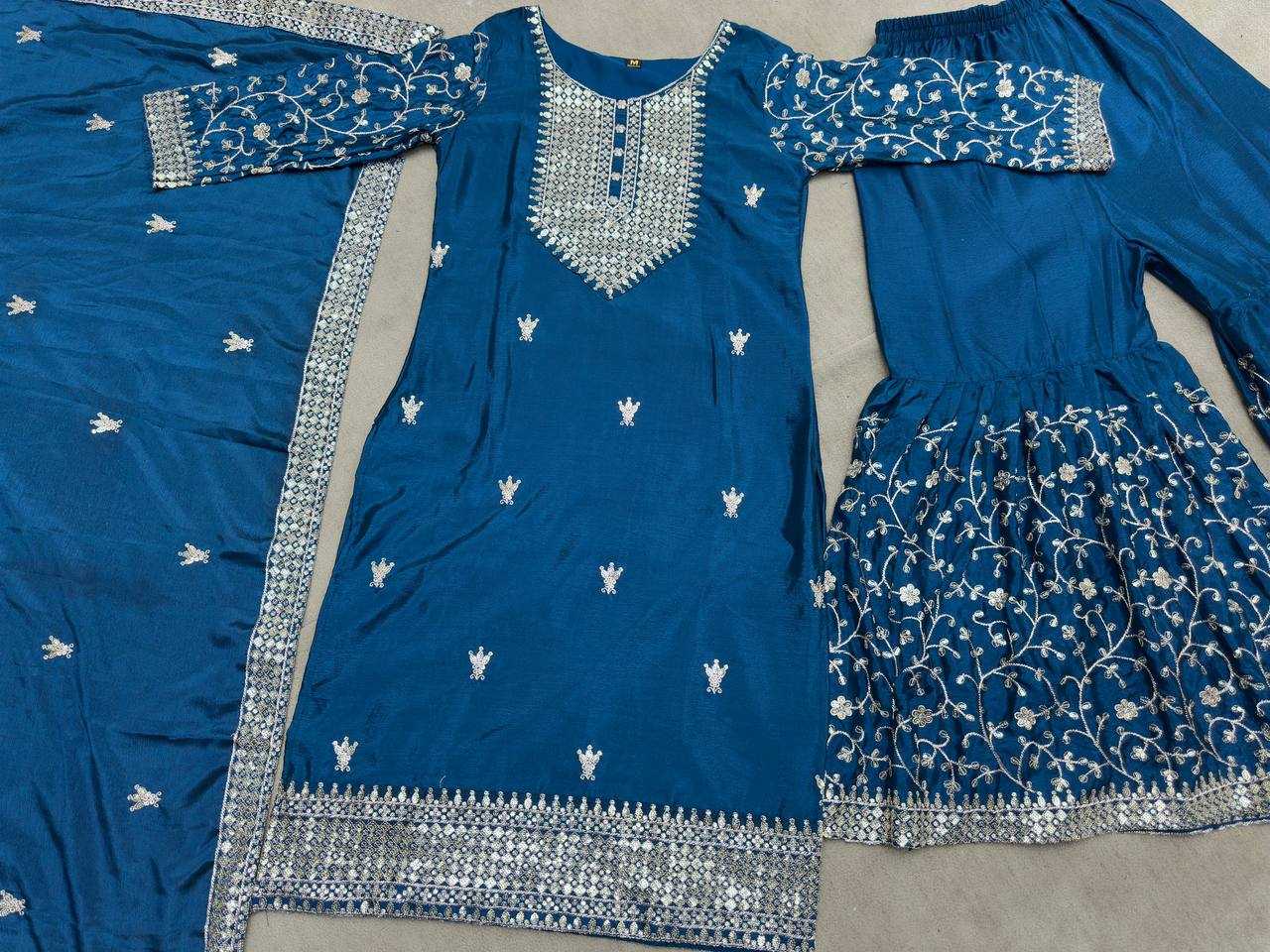 Ynf Chinon KESH533 5084 Suits & Dresses Wholesale Ladies Suits Sharara Salwar Suits Embroidery Suits Wedding Suits Manufacturer