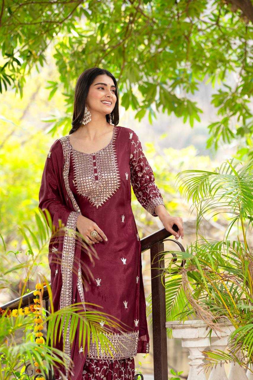 Ynf Chinon KESH533 5084 Suits & Dresses Wholesale Ladies Suits Sharara Salwar Suits Embroidery Suits Wedding Suits Manufacturer