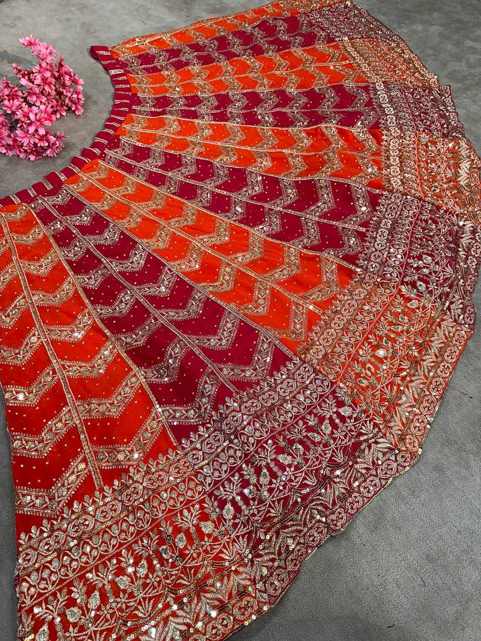 Ynf Chinon KESH533 5122 Lehengas Wholesale Fancy Lehenga Embroidered Lehenga Sequins Lehenga Lehenga With Cancan Manufacturer