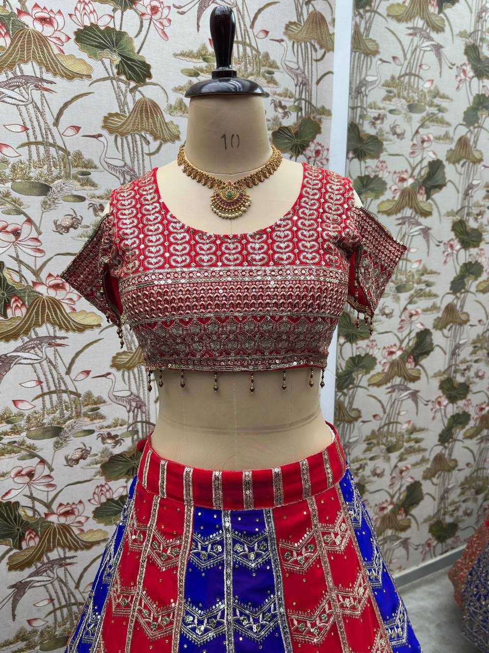 Ynf Chinon KESH533 5122 Lehengas Wholesale Fancy Lehenga Embroidered Lehenga Sequins Lehenga Lehenga With Cancan Manufacturer