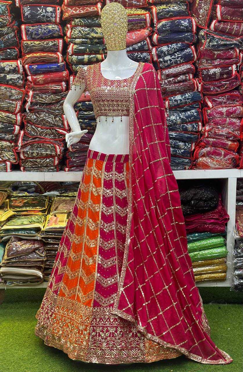 Ynf Chinon KESH533 5122 Lehengas Wholesale Fancy Lehenga Embroidered Lehenga Sequins Lehenga Lehenga With Cancan Manufacturer