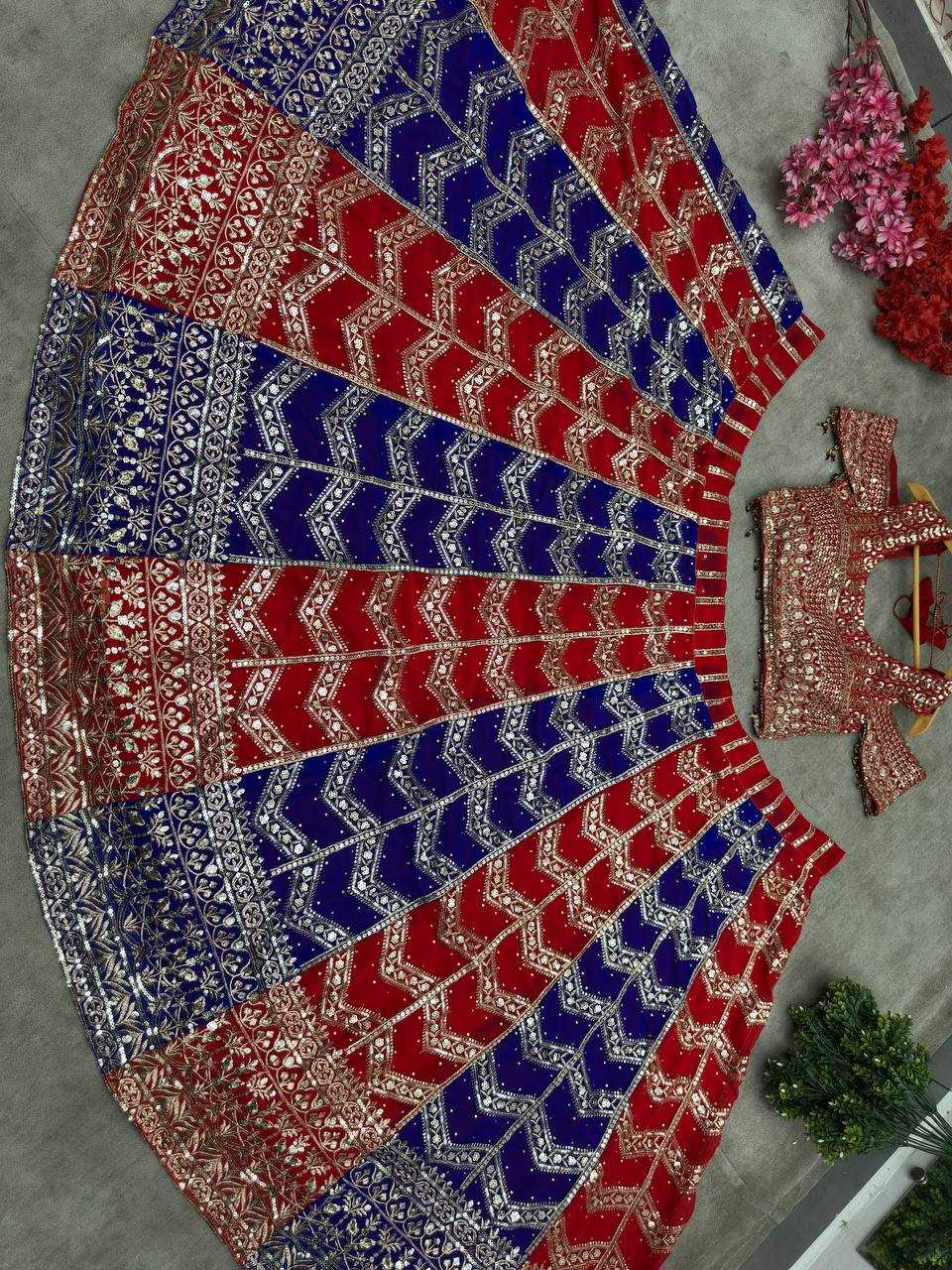Ynf Chinon KESH533 5122 Lehengas Wholesale Fancy Lehenga Embroidered Lehenga Sequins Lehenga Lehenga With Cancan Manufacturer