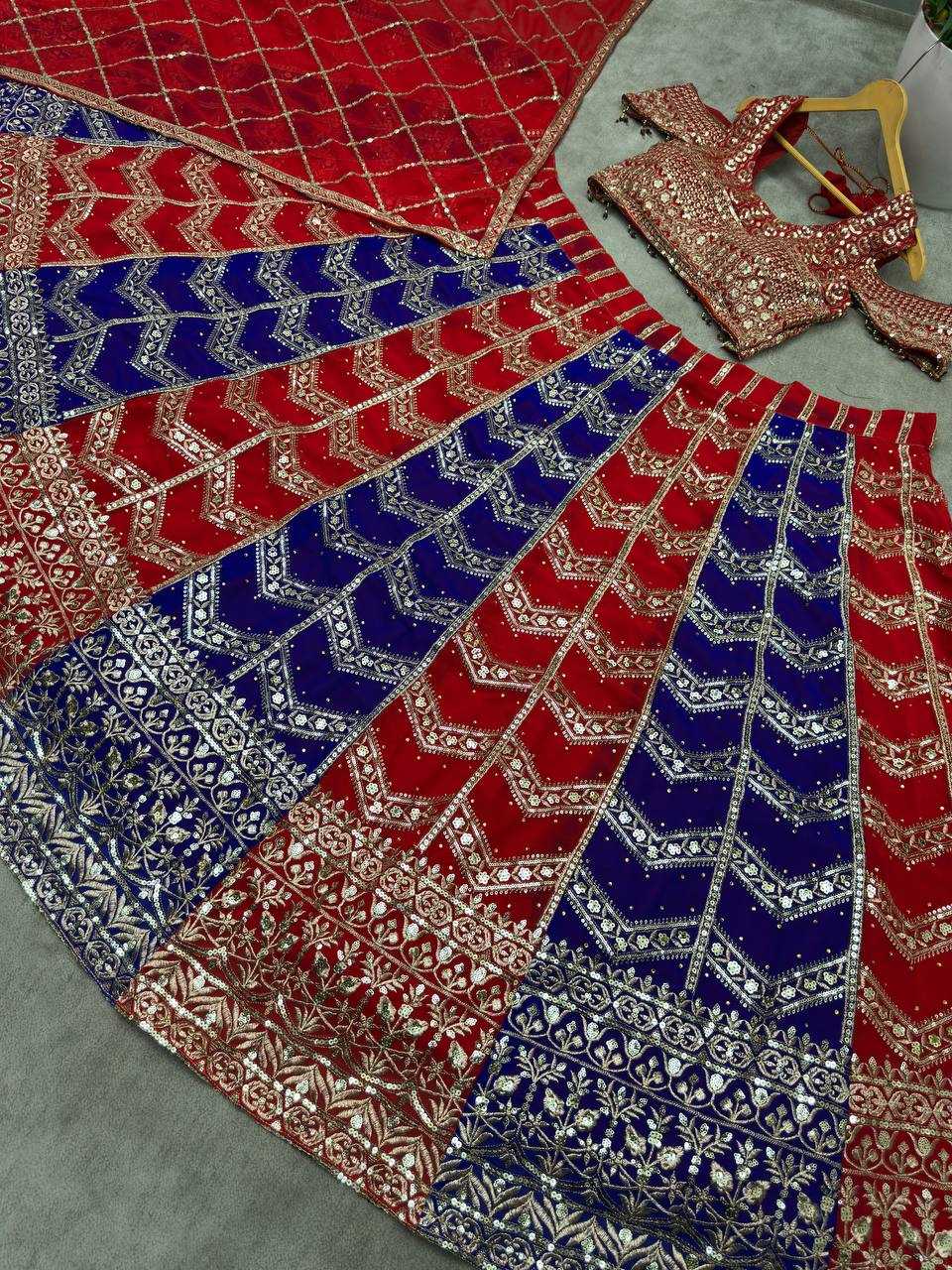 Ynf Chinon KESH533 5122 Lehengas Wholesale Fancy Lehenga Embroidered Lehenga Sequins Lehenga Lehenga With Cancan Manufacturer